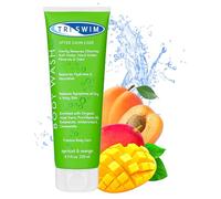 TRISWIM Chlorine Removal After Swim Body Wash, 250 ml | Removes Chlorine, Salt, and Hard Water Minerals | Hydrates Swimmer's Skin | With Aloe and Botanicals | Apricot&Mango Scent