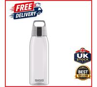 Tritan Water Bottle 1L Clear with ONE Cap Leakproof for Carbonated Drinks