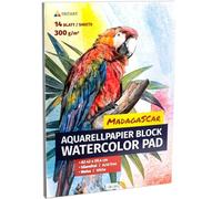 TRITART A2 Size Watercolour Paper - Mixed Media Art Sketch Pad - 300 GSM Cartridge Paper - Thick Acrylic Paper Artists Sketchbook for Drawing Board or Painting