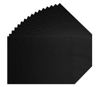 TRITART A3 300 g/m² - 120 Sheets Solid Craft Paper - Drawing Papers for Crafts and Painting - Drawing Card DIY Origami School Assignments Wedding Cards - Black
