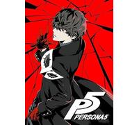 Tritó Design Persona 5 Poster Art Video Game 200 g Satin Paper Red and Black Design (DinA3)