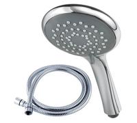 Triton 8000 Series Universal Large 5 Spray Shower Chrome Anti Scale + 1.5M Hose