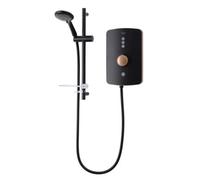 Triton Amala Black Brushed Copper Effect Manual Electric Shower, 9.5Kw