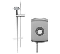 Triton Amore 9.5Kw Electric Shower Brushed Steel 5 Spray Mode Handset 1.5M Hose