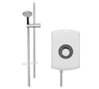 Triton Amore 9.5kw Electric Shower | Gloss White | Plastic | 200mm x 300mm x 94mm