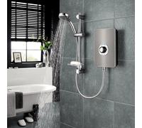 Triton Aspirante 8.5kW Gun Metal Shower 3 Spray