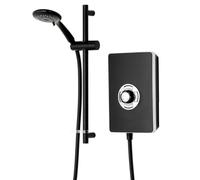 Triton Aspirante 9.5KW Matt Black Electric Shower - Includes Head + Riser Rail