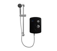 Triton Cara Electric Shower - Madrid 2, Seville, Enrich (9.5kW, Black)