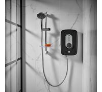 Triton Danzi Electric Shower 9.5kW - Black (Opal 3, Aquasurge, Perea)