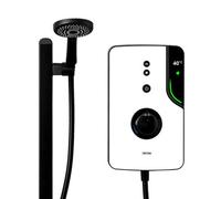 Triton Enlight 9.5Kw Thermostatic Electric Shower Back To Wall Kit White & Black