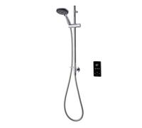 Triton ENVI® | Thermostatic Electric Shower | 9 kW | Inline Wall Fed Shower Kit | Smart Shower | Digital Shower | with Showerhead & Anti Twist Hose | Chrome | Electric Shower Set, GEENVE92