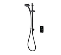 Triton ENVI® Thermostatic Electric Shower 10.5 kW | Inline Wall Fed Kit | Smart Digital Shower With Showerhead & Anti-Twist Hose | Black