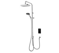 Triton Showers ENVI® | Thermostatic Electric Shower | 9 kW | DuElec | Smart Shower | Digital Shower | with Showerhead & Anti Twist Hose | Chrome | Rainfall Showerhead