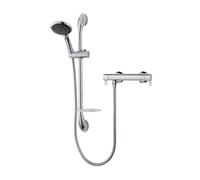 Triton Leona Chrome Effect Wall-Mounted Thermostatic Mixer Shower & 1.5M Hose Length