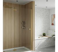 Triton Mdf Tongue & Groove Bathroom & Wet Room Decorative Panel (H)2400mm (W)598mm - Matt Alba