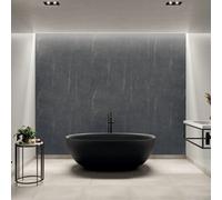 Triton Mdf Tongue & Groove Bathroom & Wet Room Decorative Panel (H)2400mm (W)598mm - Matt Oregon Stone