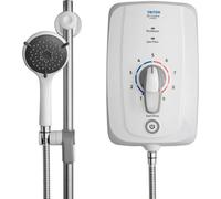 Triton Omnicare Design 9.5Kw Thermostatic Electric Shower Extended Lever White