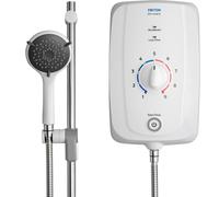 Triton Omnicare Thermostatic Electric Shower 8.5KW White 5 Spray TEOMN81