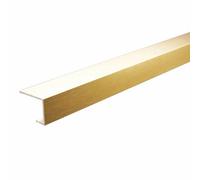 Triton Panel End Cap (W)11mm (T)11mm - Gloss Brass