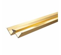 Triton Panel Internal Corner Joint (W)11mm (T)11mm - Gloss Brass