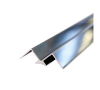 Triton Panel Internal Corner Joint (W)11mm (T)11mm - Gloss Chrome Effect