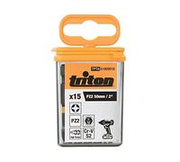 Triton Pozi Screwdriver Impact Bit 15pk PZ2 50mm (809018)