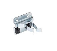 Triton Products 53120 LocHook 1-Inch to 2-Inch Hold Range 2-3/4 -Inch Projection Zinc Plated/Chromate Dipped Steel Extended Spring Clip for LocBoard, 5-Pack