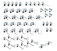 Triton Products LockHook Steel Pegboard Hook Assortment Kit - 46 Piece