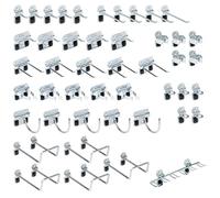 Triton Products LockHook Steel Pegboard Hook Assortment Kit - 46 Piece
