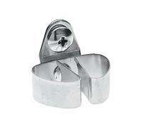 Triton Products Pegboard Hook, Steel, Silver, 1-1/8"