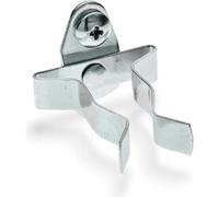 Triton Products Spring Clip Pegboard Hook - 2 1/8", Pack of 10, Chromate Dipped Steel Durahook for 1/8" and 1/4" Pegboards and Duraboards