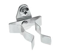 Triton Products Spring Clip Pegboard Hook - 2 1/8", Pack of 10, Chromate Dipped Steel Durahook for 1/8" and 1/4" Pegboards and Duraboards