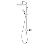 Triton Push Button Dual Head Thermostatic Bar Mixer Shower PBDIVCHR