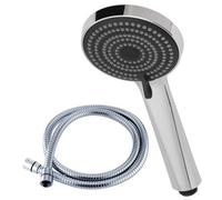 Triton Sara Shower Head Chrome Universal 3 Spray Modes High Flow + 1.5M Hose