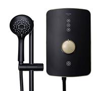 Triton Amala Electric Shower Matt Black & Brushed Brass 8.5kW