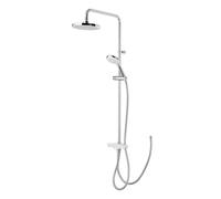 Triton Showers | DuoSwitch® Shower Kit | White & Chrome | Universal Shower Kit | Rainfall Shower Head | Shower Hose and Head | Shower Accessories | Shower Rail | Works with Electric and Mixer Showers