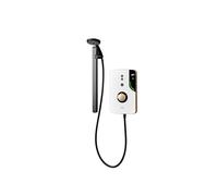 Triton Showers ENlight® | Thermostatic Electric Shower | 9.5 kW | Smart Shower | Digital Shower | Black | Wall Mount | Electric Shower Unit with Black Showerhead & Anti Twist Hose | Brass