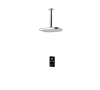 Triton Envi® Gloss Silver Effect Fixed Shower Head Thermostatic Electric Shower, 9Kw