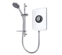 Triton Showers REAMO8GSWHT Amore Slender Electric Shower, White Gloss, 8.5 KW, 1