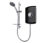 Triton Showers REAMO9GSBLK Amore Slender Electric Shower, Black Gloss, 9.5 KW, 1