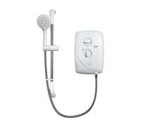 Triton Showers T80 Easi-Fit 8.5kW | Shower Electric | 8.5 kW | White I Electrical Showers | with Showerhead & Anti Twist Hose | Best Electric Showering Unit