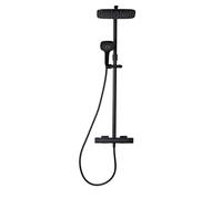Triton Showers | Velino Cool Touch Bar Diverter | Thermostatic Shower Mixer Set | Black | Rainfall Shower Head | Cool Touch Technology | Handheld Shower | Anti Scald Shower | Mixer Bar Kit