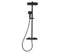 Triton Showers | Velino Cool Touch Bar Diverter | Thermostatic Shower Mixer Set | Black | Rainfall Shower Head | Cool Touch Technology | Handheld Shower | Anti Scald Shower | Mixer Bar Kit