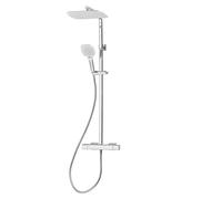 Triton Showers | Velino Cool Touch Bar Diverter | Thermostatic Shower Mixer Set | Chrome| Rainfall Shower Head | Cool Touch Technology | Handheld Shower | Anti Scald Shower | Mixer Bar Kit