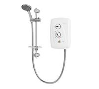 Triton T80 Easi-Fit+ Gloss White Manual Electric Shower, 7.5Kw