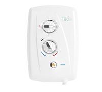 Triton T80 Easi-Fit+ Thermostatic White Electric Shower, 8.5 kW
