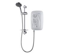 Triton T80Z 8.5kW Electric Shower Thermostatic Fast Fit 5 Spray Handset White