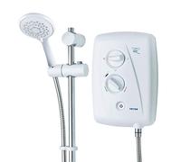Triton T80Z Fast-Fit 7.5Kw Electric Shower - White and Chrome