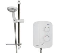 Triton Tdps200Sr Silent Running Thermostatic Power Shower White & Chrome