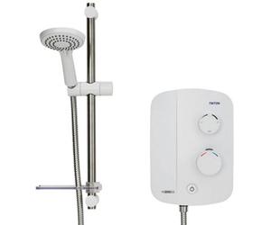 Triton Tdps200Sr Silent Running Thermostatic Power Shower White & Chrome